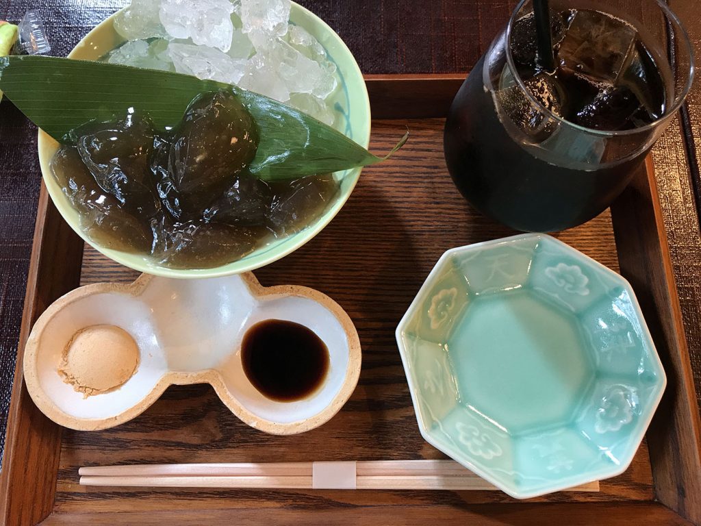 わらび餅コーヒーセット