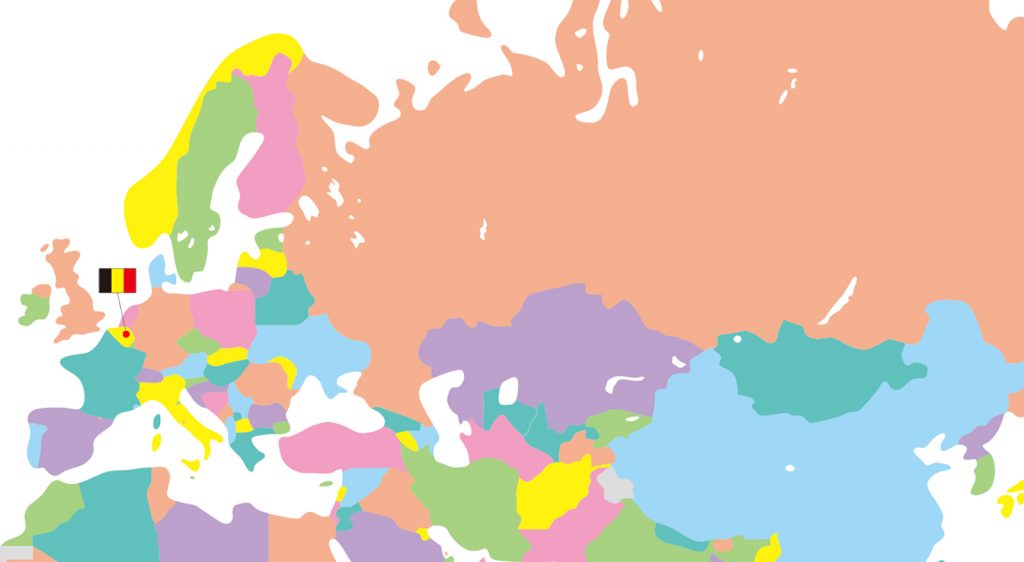 ベルギー地図